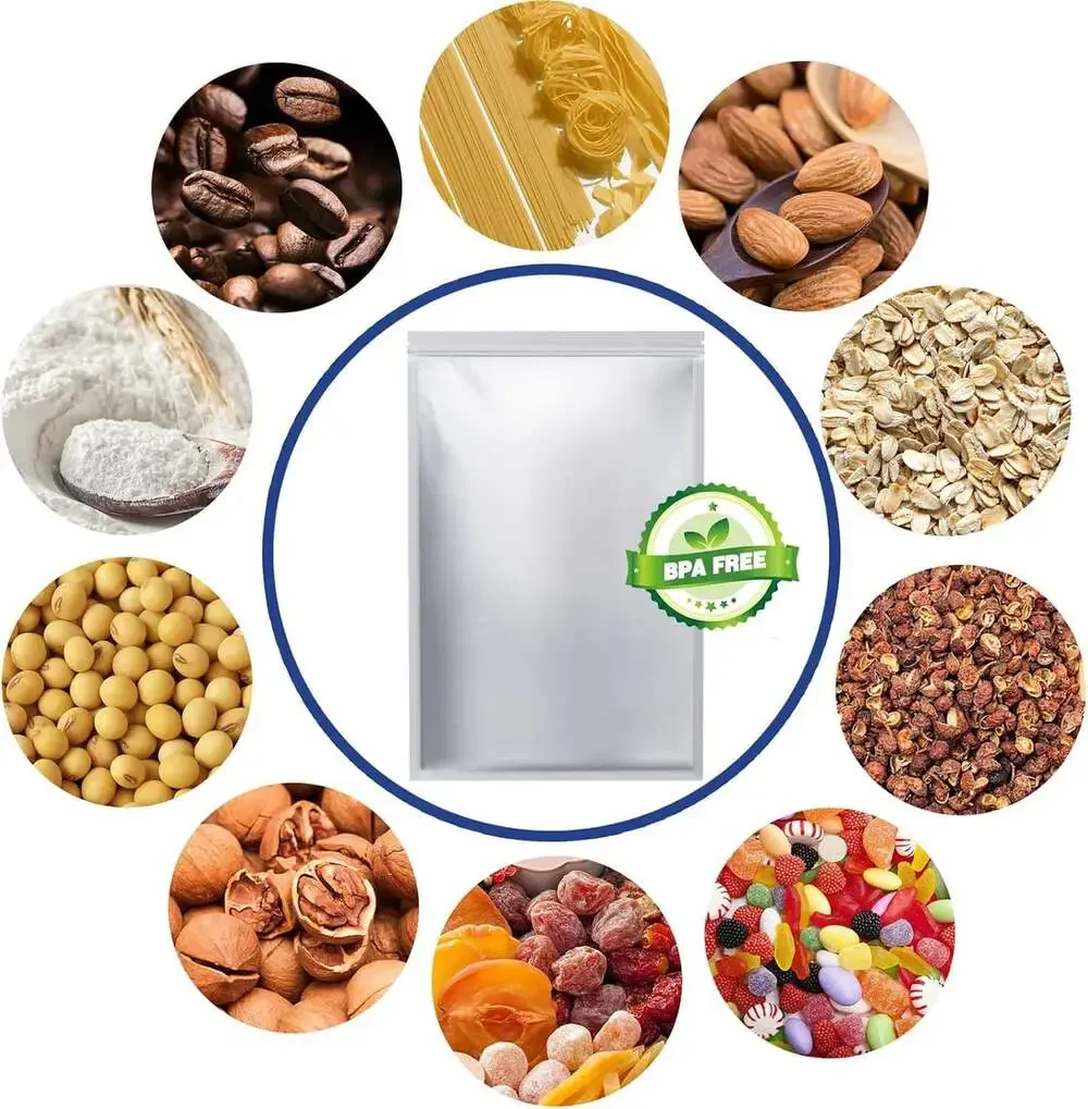 5 Gallon Mylar Food Storage Bags with Oxygen Absorbers, Waterproof, Bpa-Free